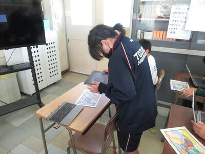 作品を写真撮影